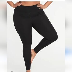 All In Motion Power soft High Rise Black Leggings Womens XXL